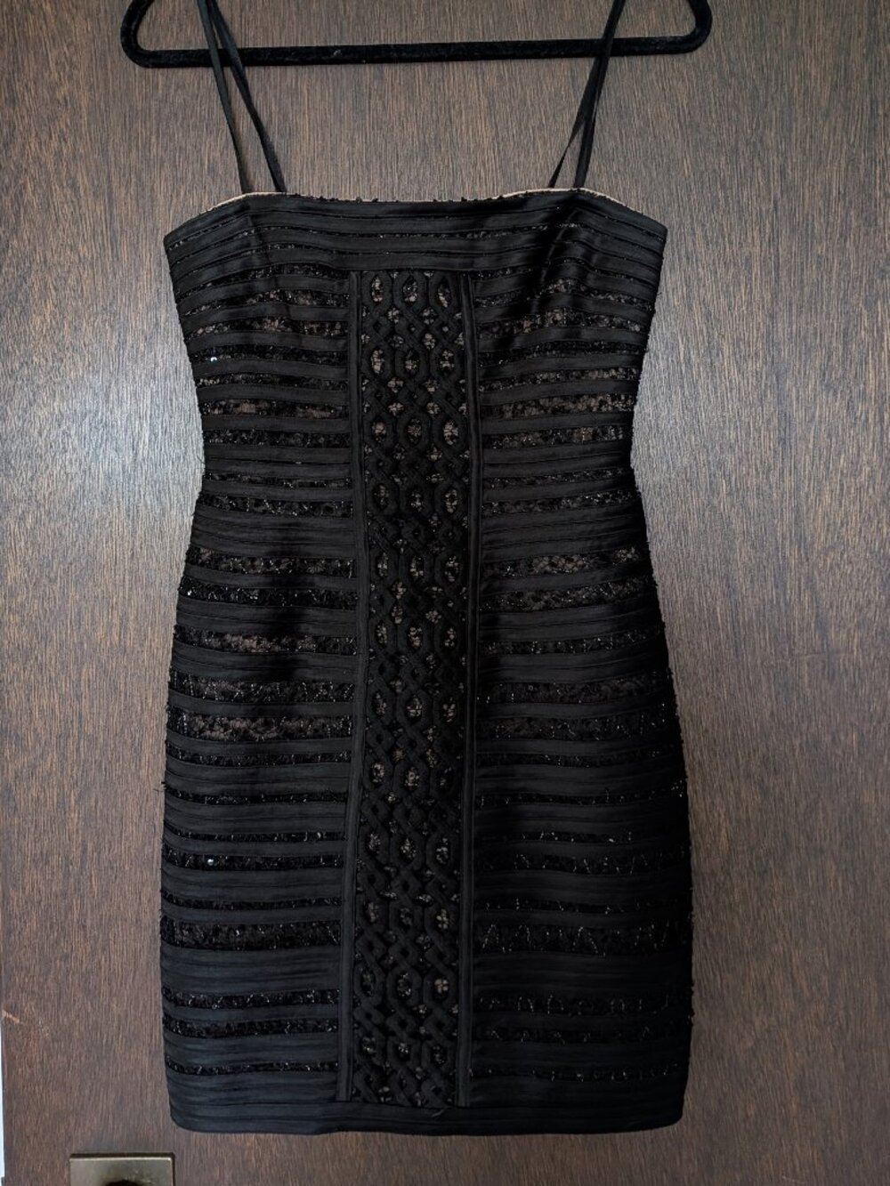 BCBG Max Axria Black Bodycon Dress Size 2
